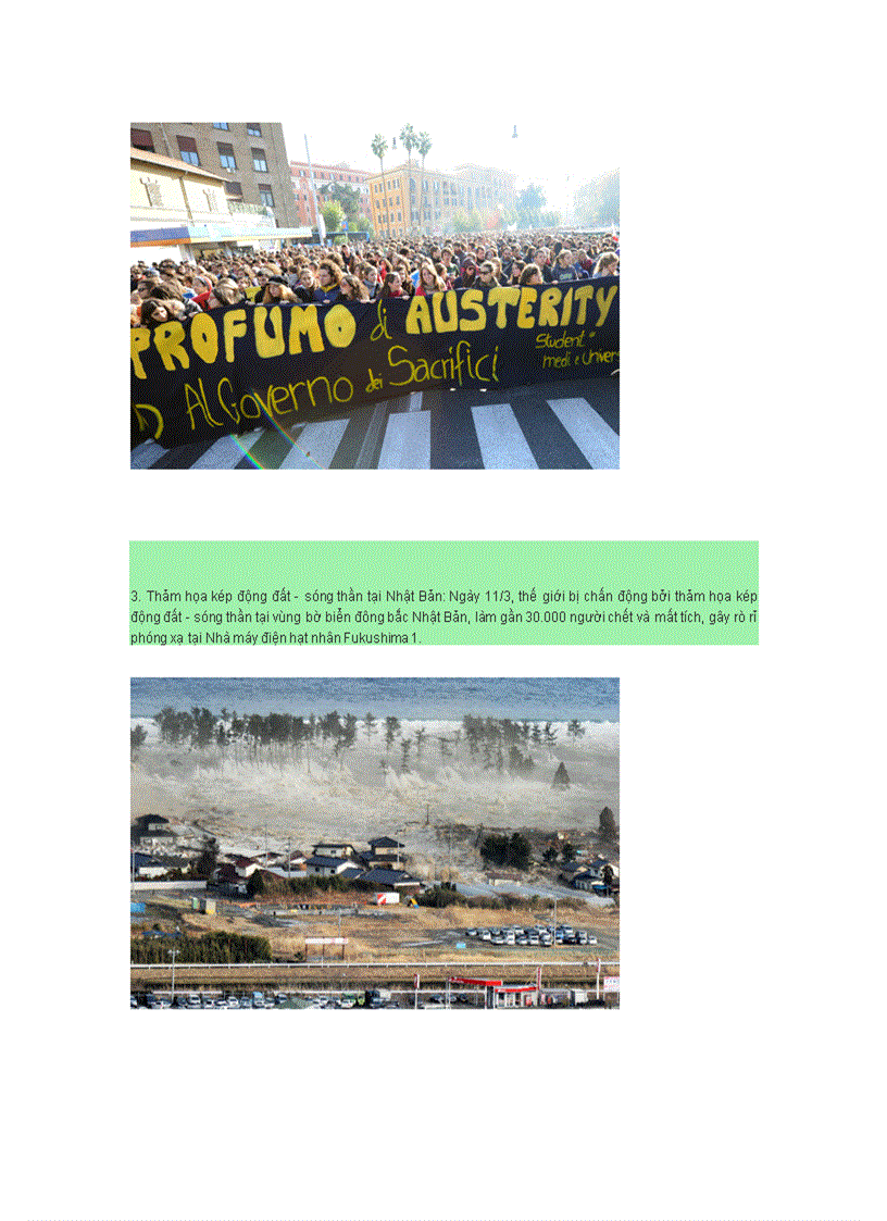 image for page 10 sự kiện thế giới VÀ 10 SỰ KIỆN VIỆT NAM nổi bật năm 2011 do TTXVN bìnhchọn