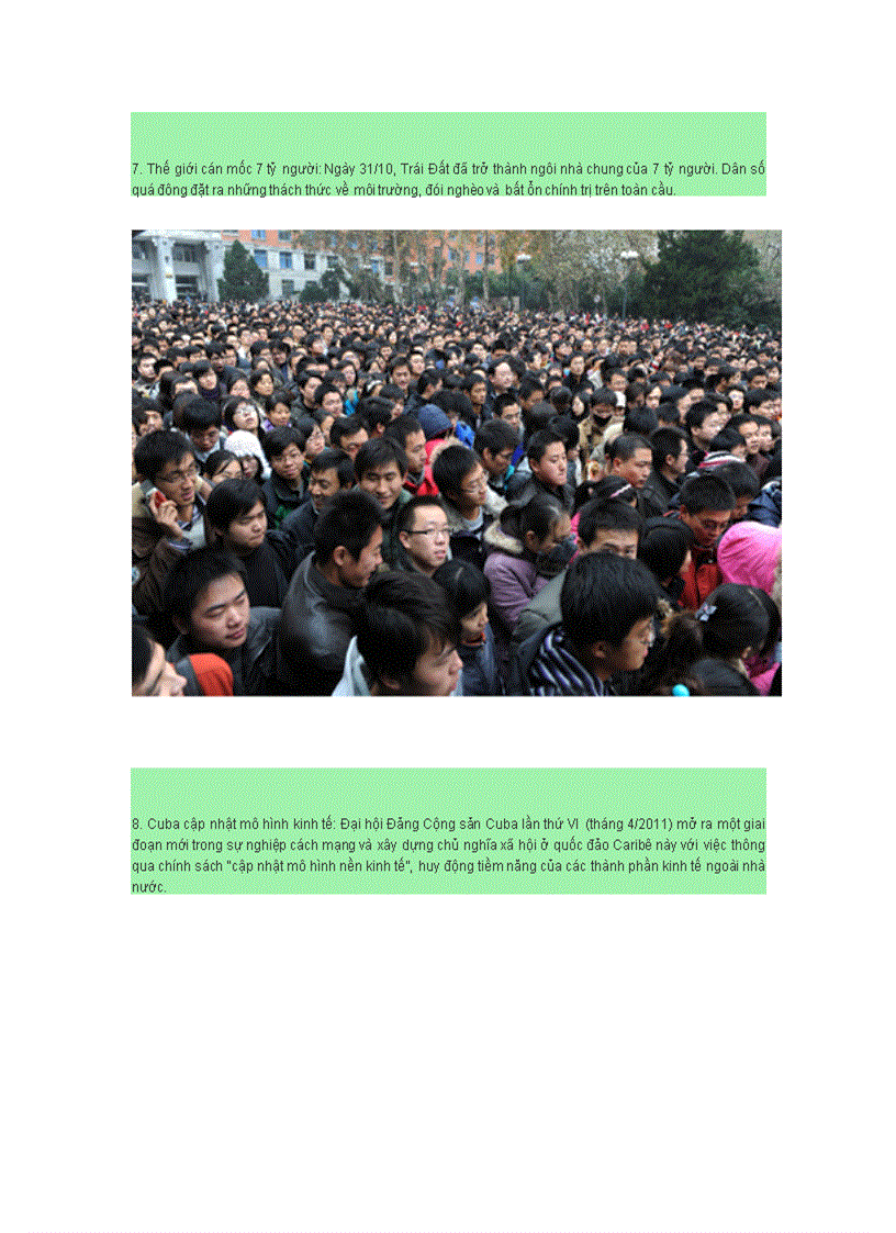 image for page 10 sự kiện thế giới VÀ 10 SỰ KIỆN VIỆT NAM nổi bật năm 2011 do TTXVN bìnhchọn