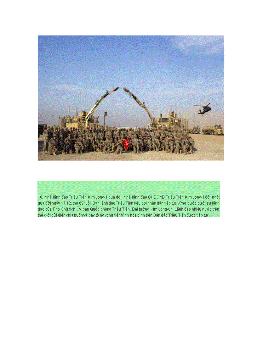 image for page 10 sự kiện thế giới VÀ 10 SỰ KIỆN VIỆT NAM nổi bật năm 2011 do TTXVN bìnhchọn