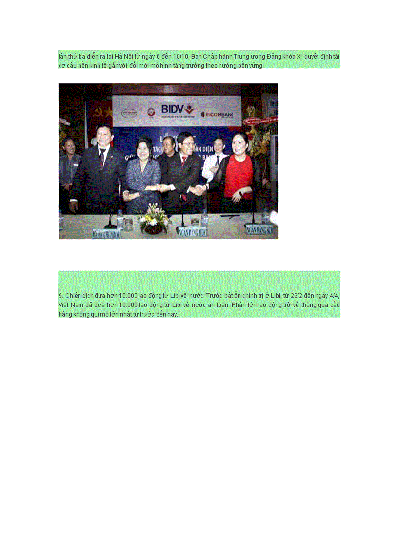 image for page 10 sự kiện thế giới VÀ 10 SỰ KIỆN VIỆT NAM nổi bật năm 2011 do TTXVN bìnhchọn