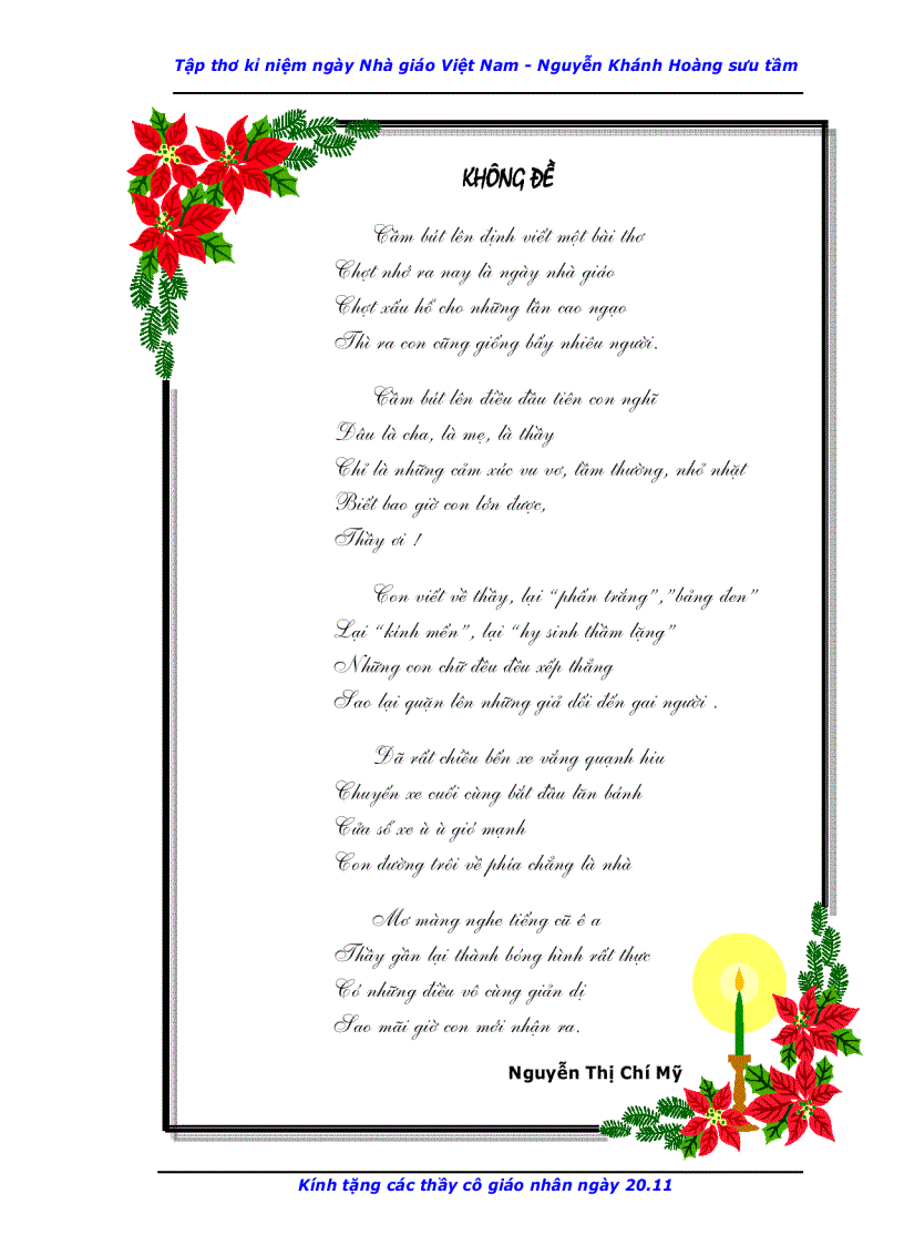 image for page 100 bài Thơ hay về nhà giáo