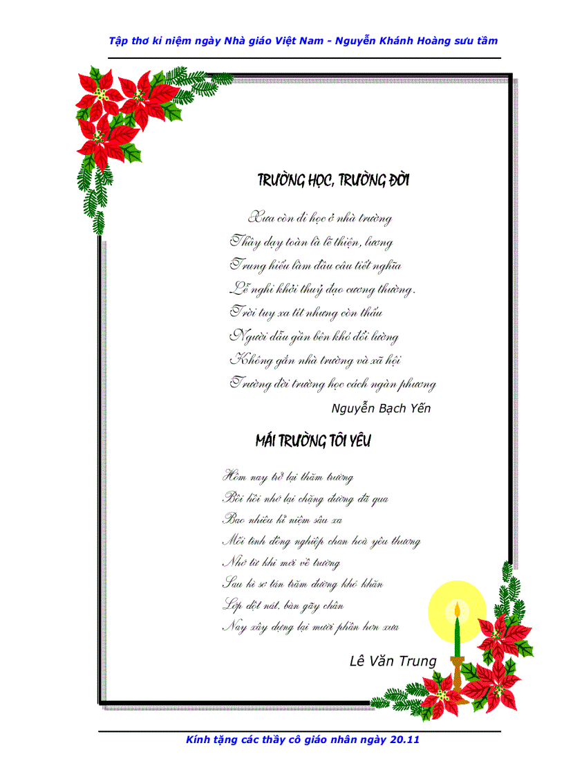 image for page 100 bài Thơ hay về nhà giáo