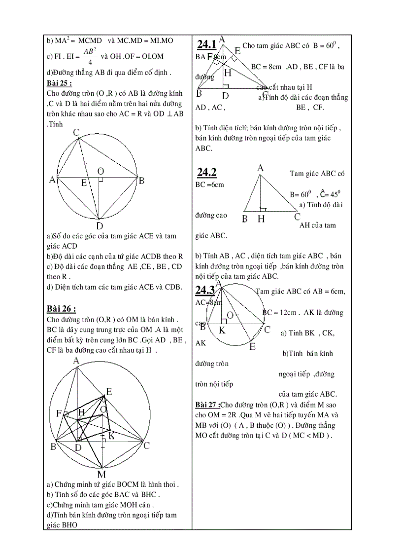 image for page 100 bài toán Hình Học ôn thi vào lớp 10