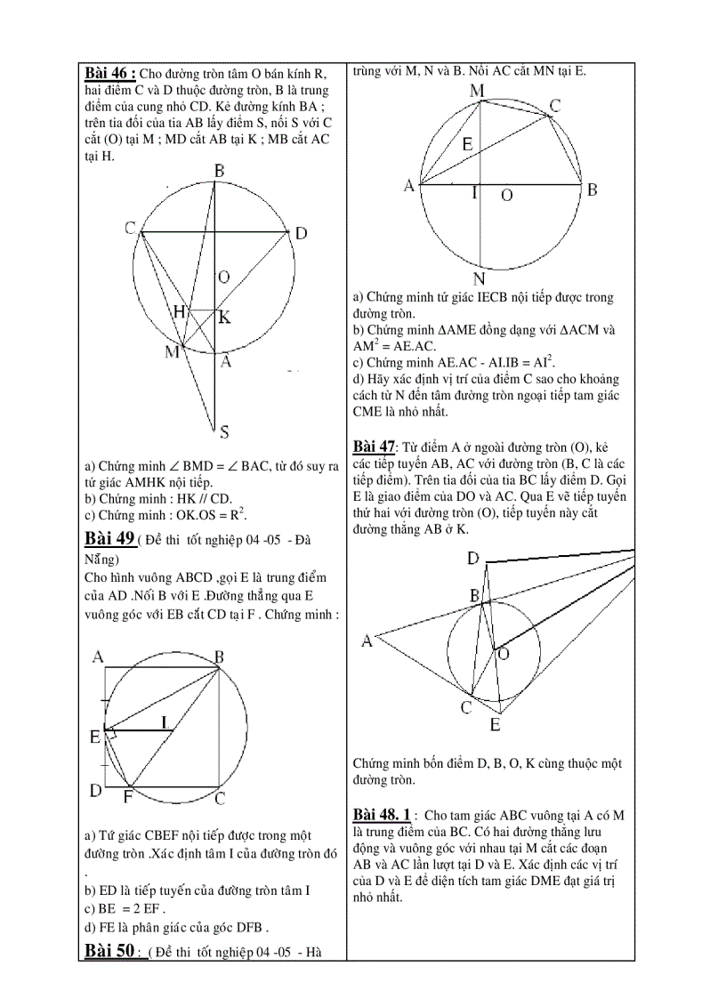 image for page 100 bài toán Hình Học ôn thi vào lớp 10