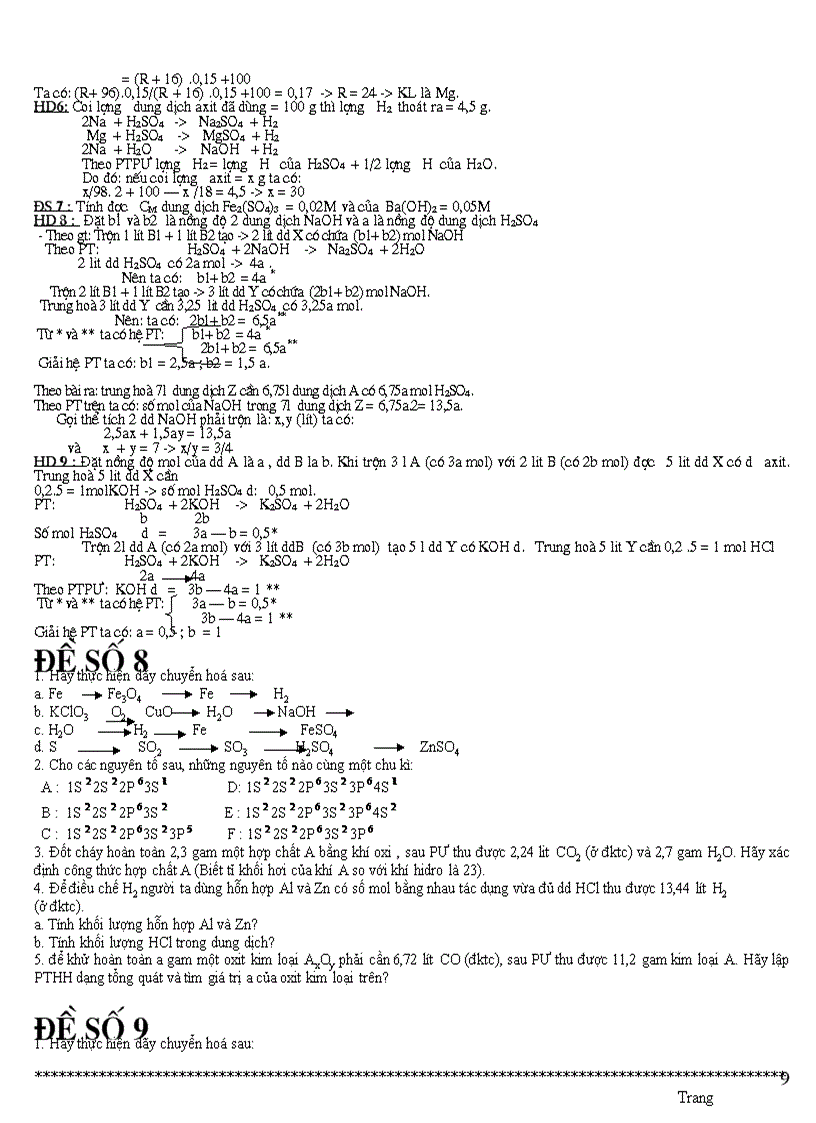 image for page 100 đề luyện thi hsg hóa 9