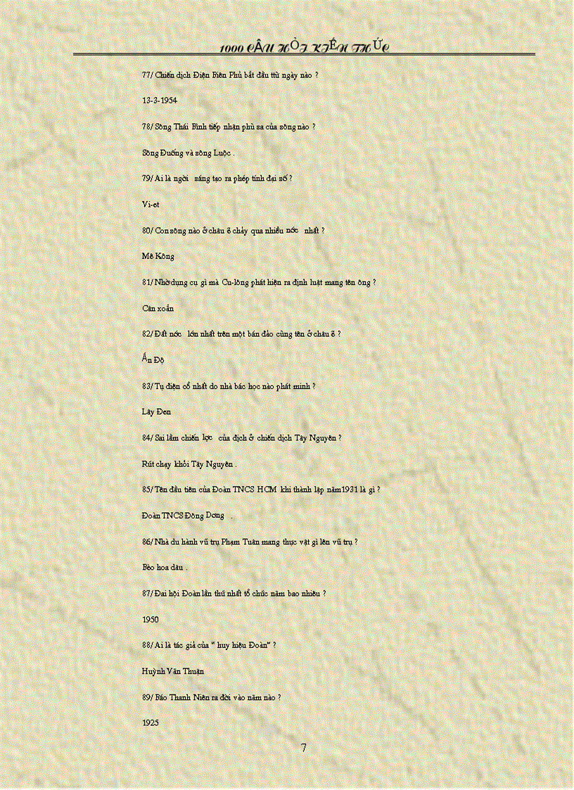 image for page 1000 câu hỏi kiến thức tổng hợp