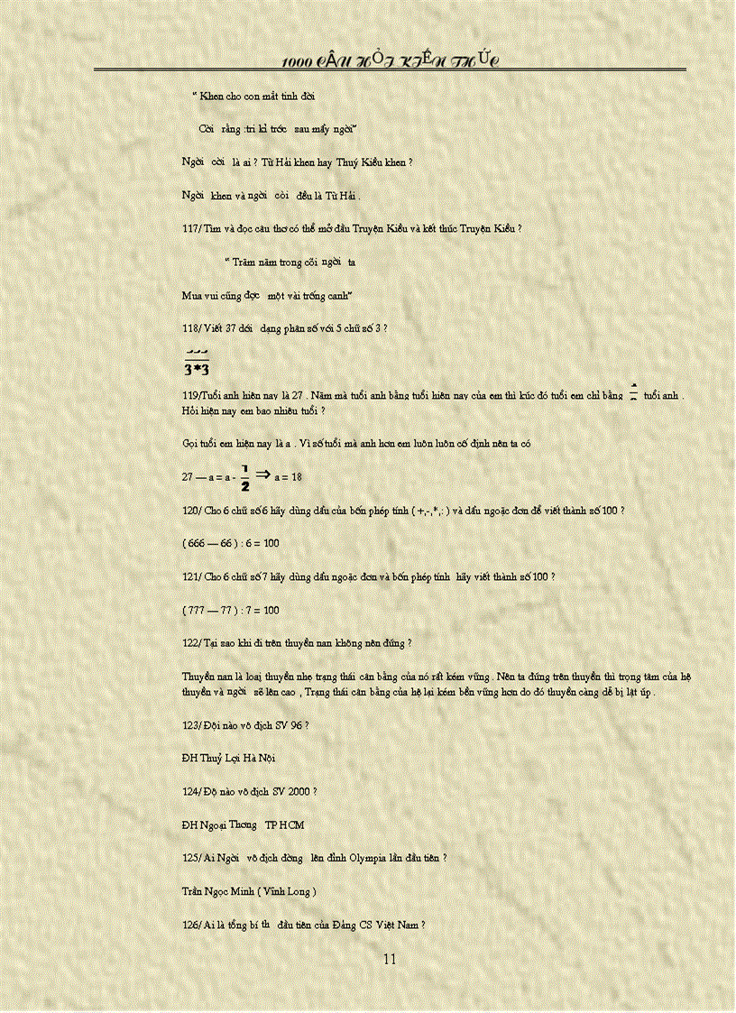 image for page 1000 câu hỏi kiến thức tổng hợp