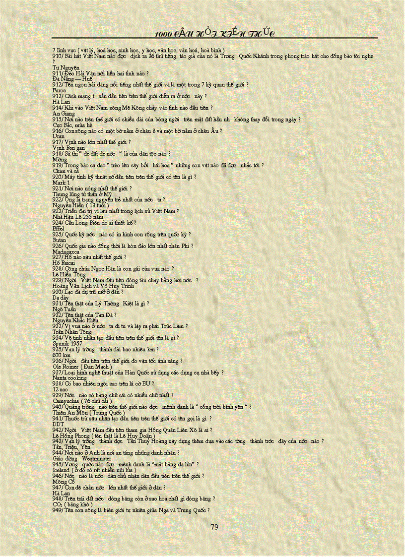 image for page 1000 câu hỏi kiến thức tổng hợp
