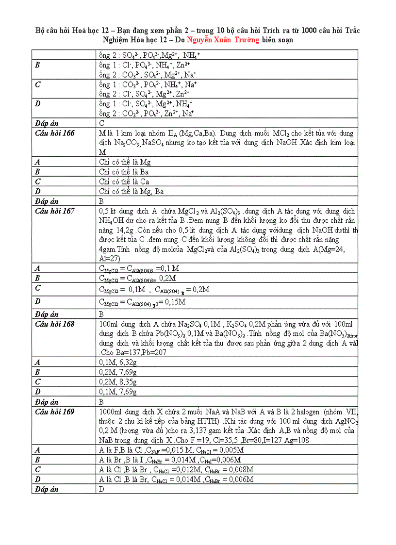 image for page 1000 cau hoi Hoa hoc part 2 rar