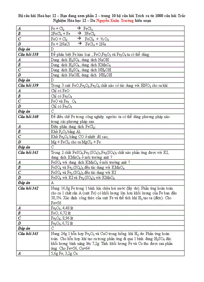 image for page 1000 cau hoi Hoa hoc part 2 rar