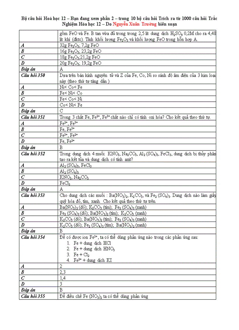 image for page 1000 cau hoi Hoa hoc part 2 rar