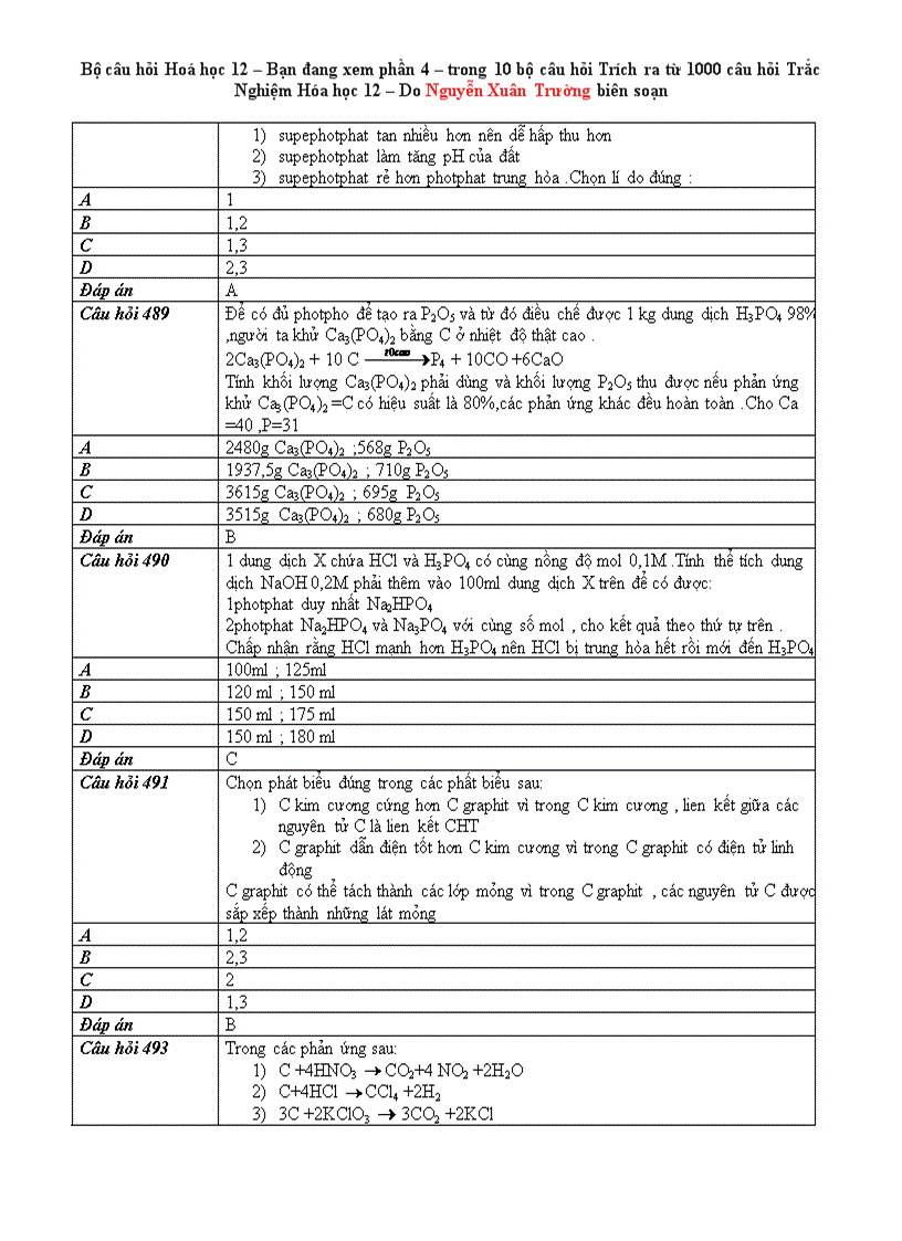 image for page 1000 cau hoi Hoa hoc part 4 rar
