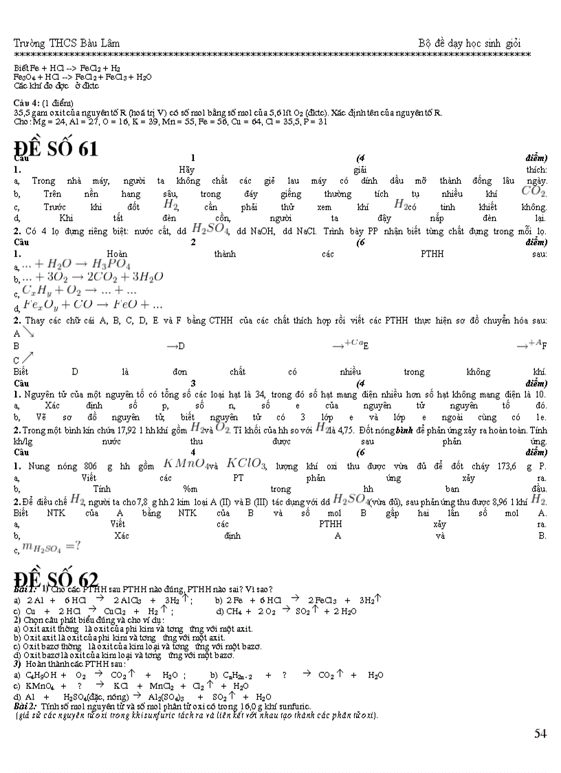 image for page 101 đề luyện thi hsg hóa 9