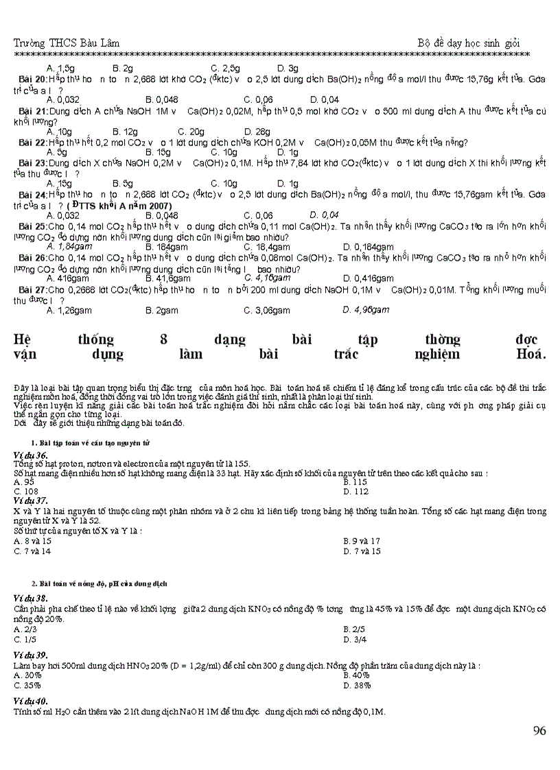 image for page 101 đề luyện thi hsg hóa 9