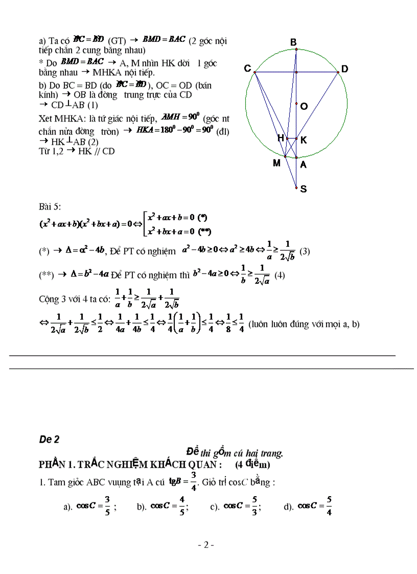 120 đề thi vào lớp 10