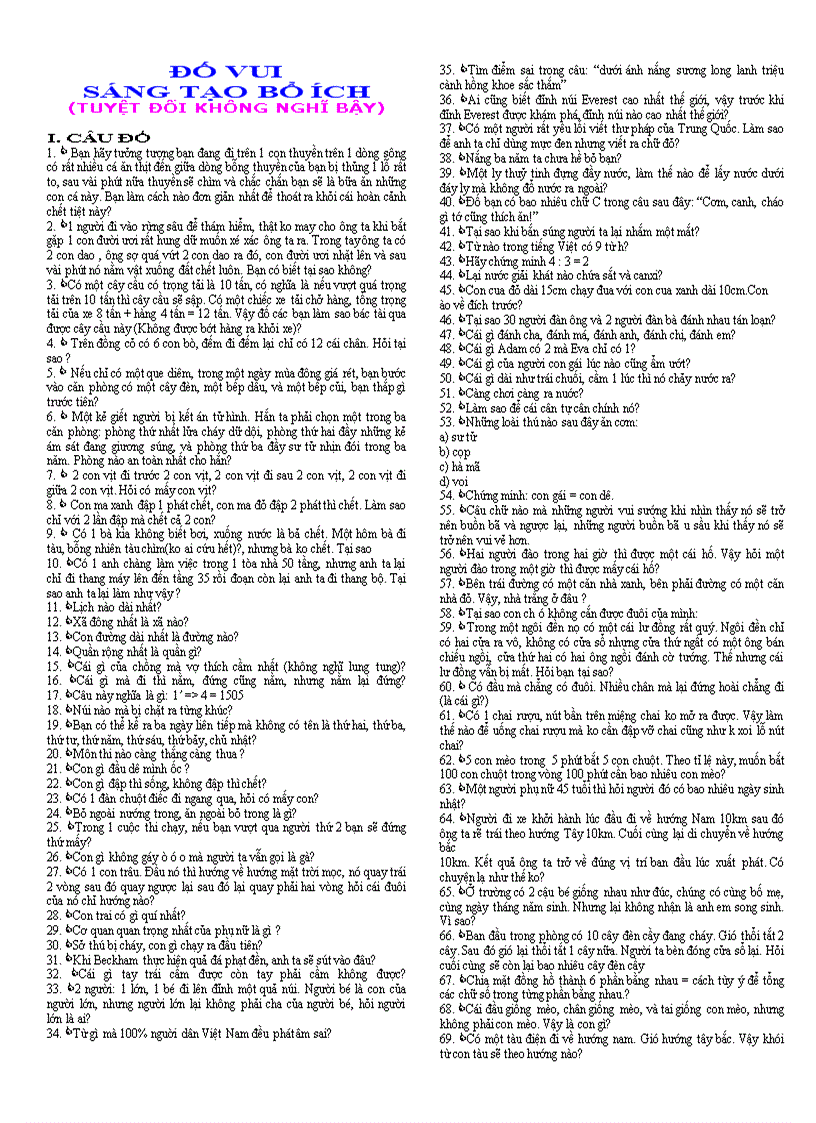 image for page 125 câu đố vui bổ ích