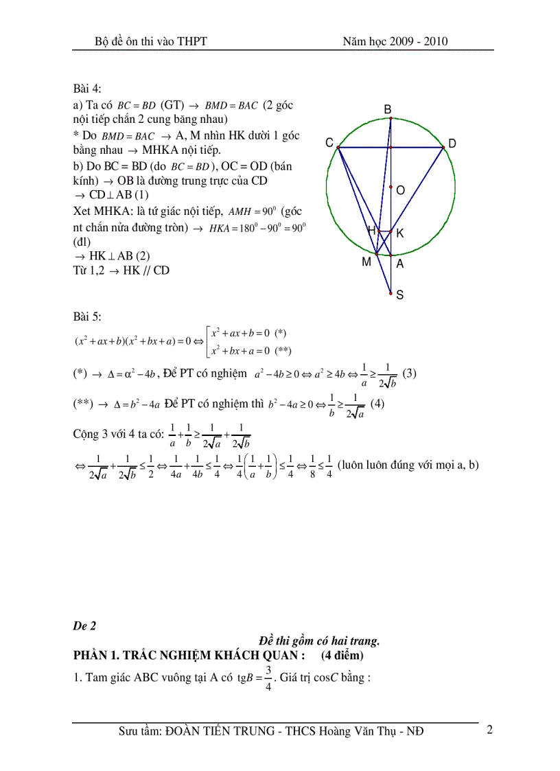image for page 20 đề thi vào lớp 10 có đáp án