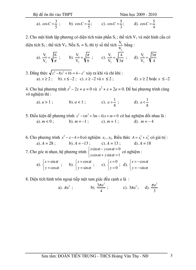 image for page 20 đề thi vào lớp 10 có đáp án