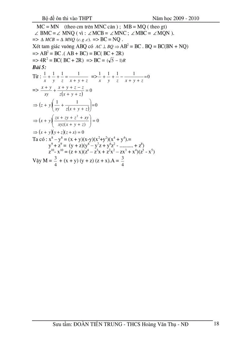 image for page 20 đề thi vào lớp 10 có đáp án