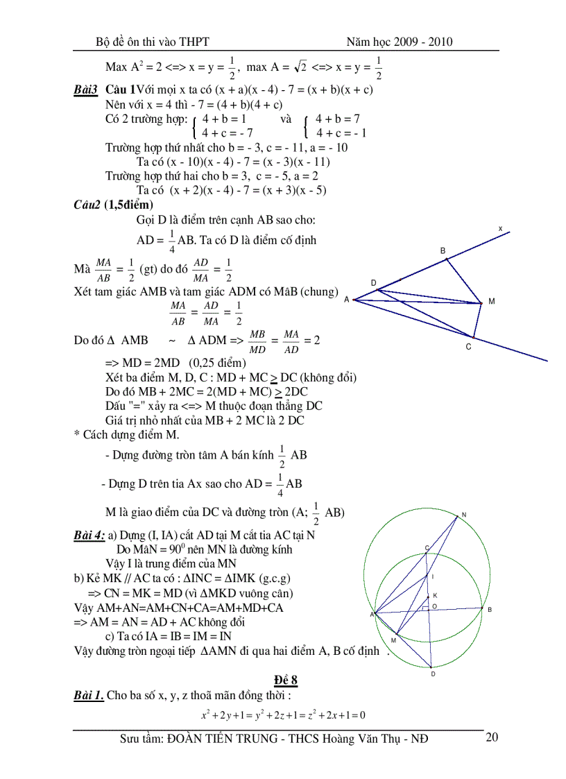 image for page 20 đề thi vào lớp 10 có đáp án
