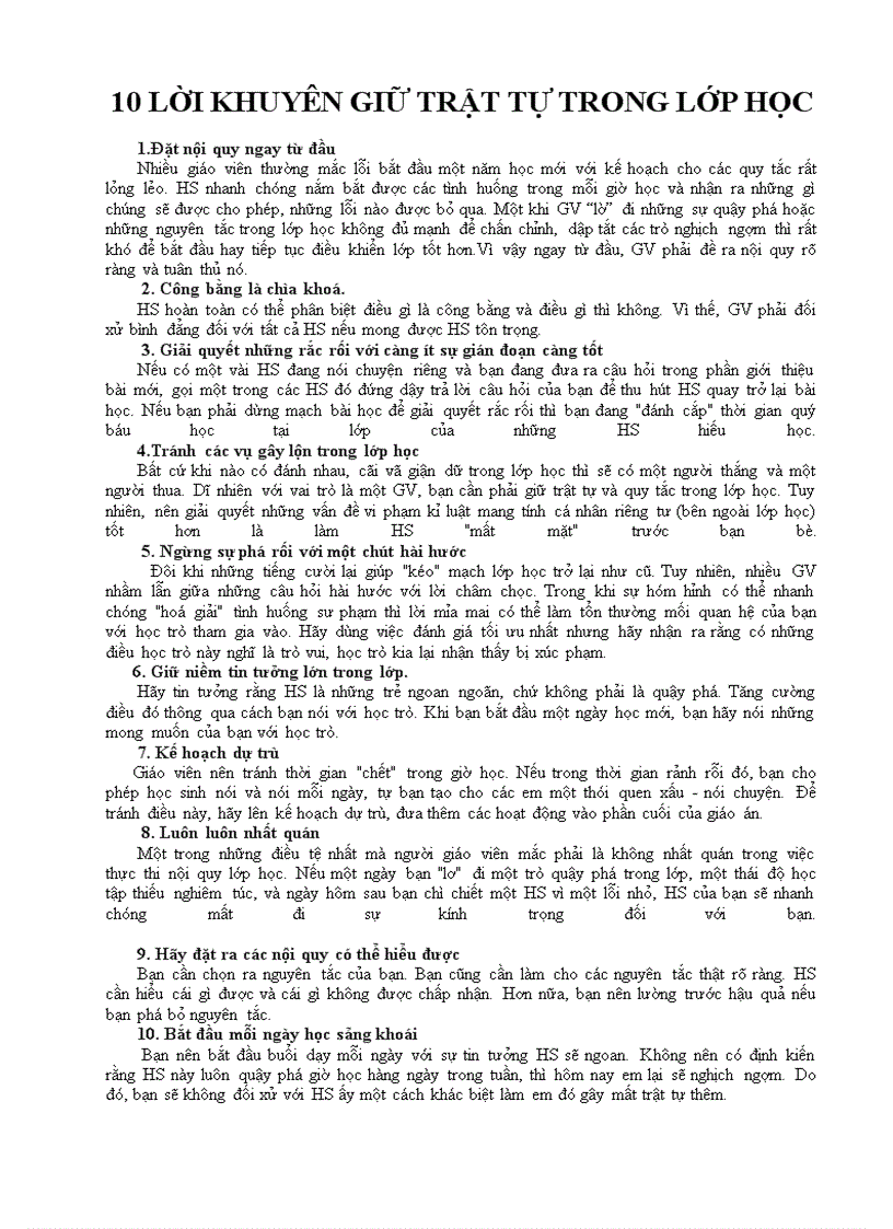 image for page 20 điều thầy cô cần ghi nhớ