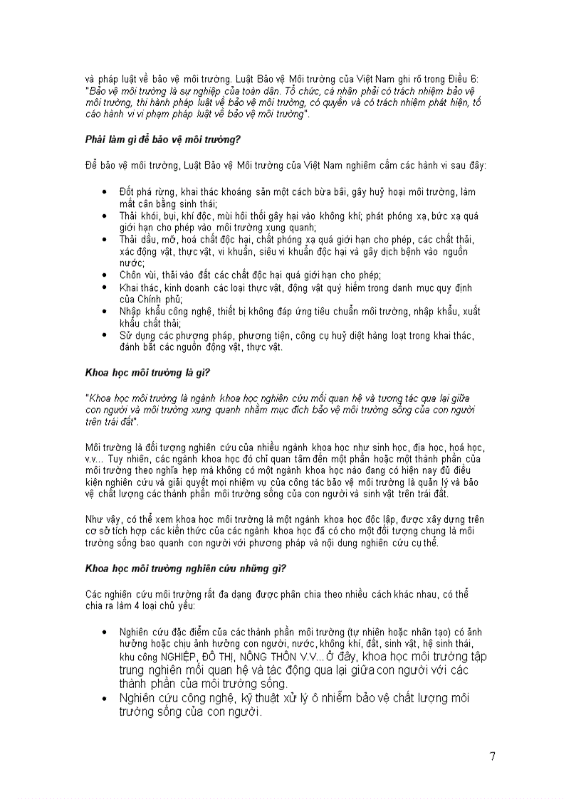 image for page 200 câu hỏi và trả lời về giáo dục môi trường