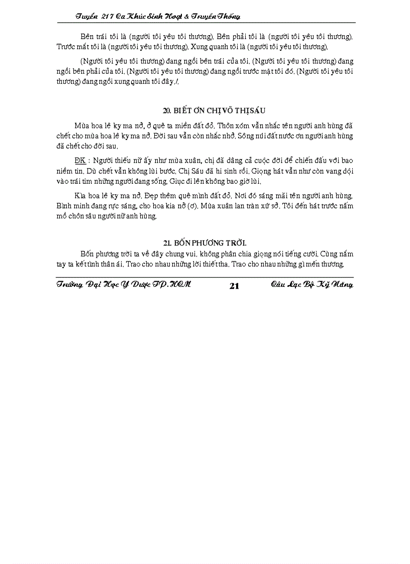 image for page 217 bài hát Đoàn đội