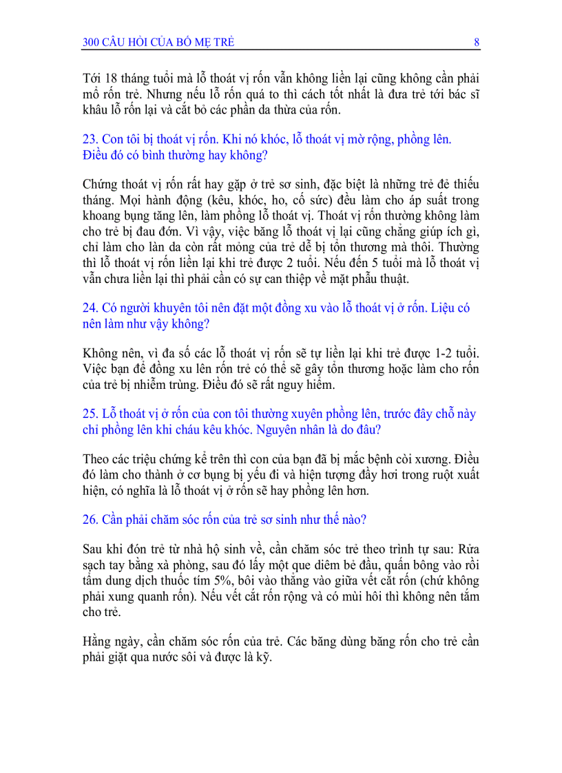 image for page 300 câu hỏi của bố mẹ trẻ