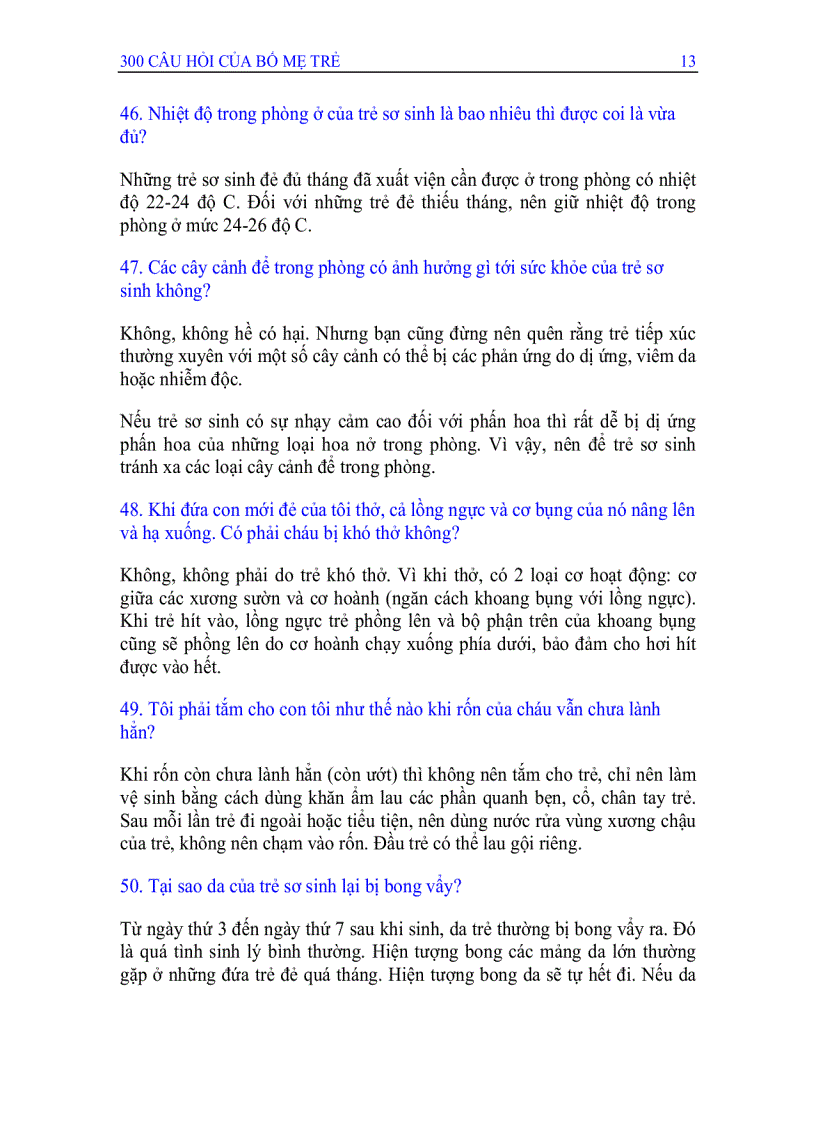 image for page 300 câu hỏi của bố mẹ trẻ