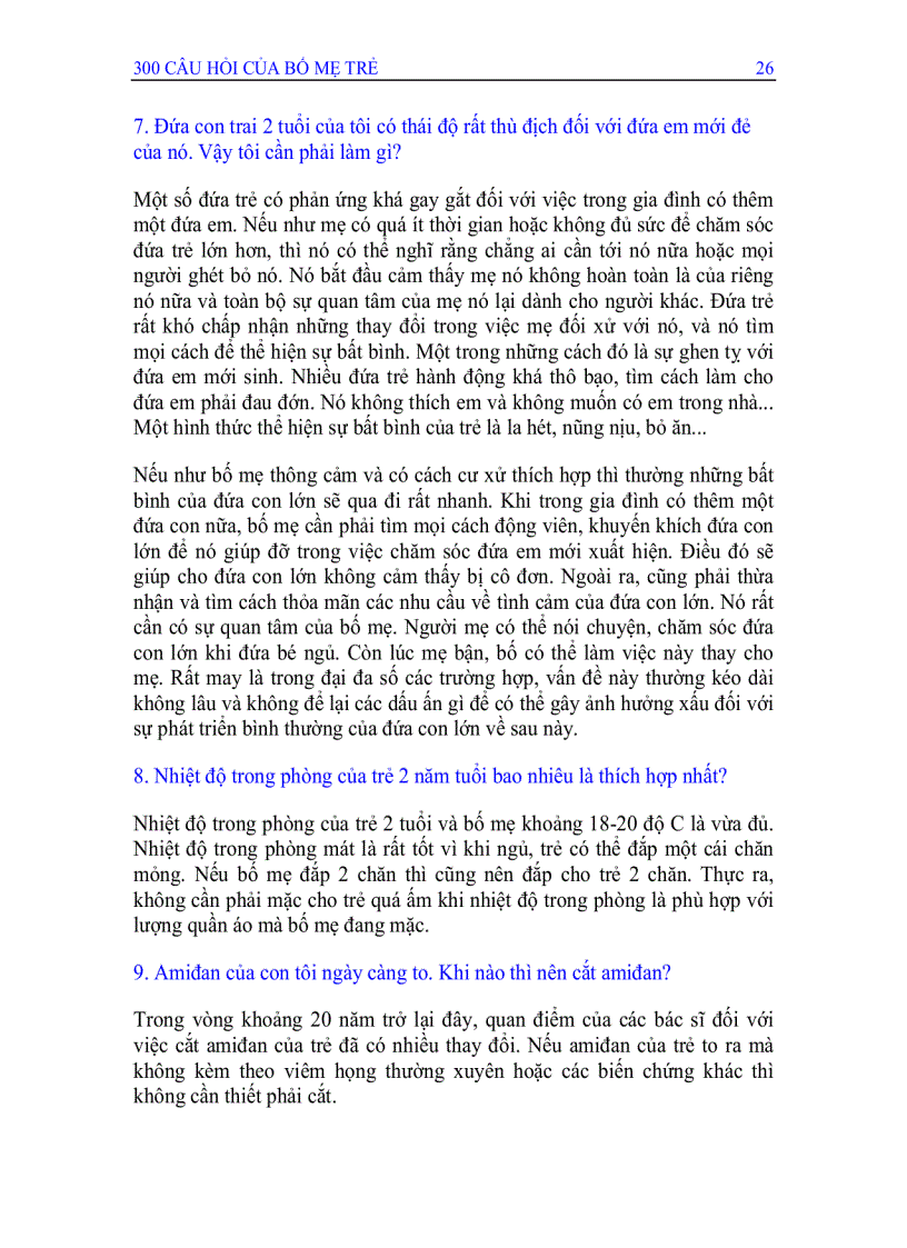image for page 300 câu hỏi của bố mẹ trẻ