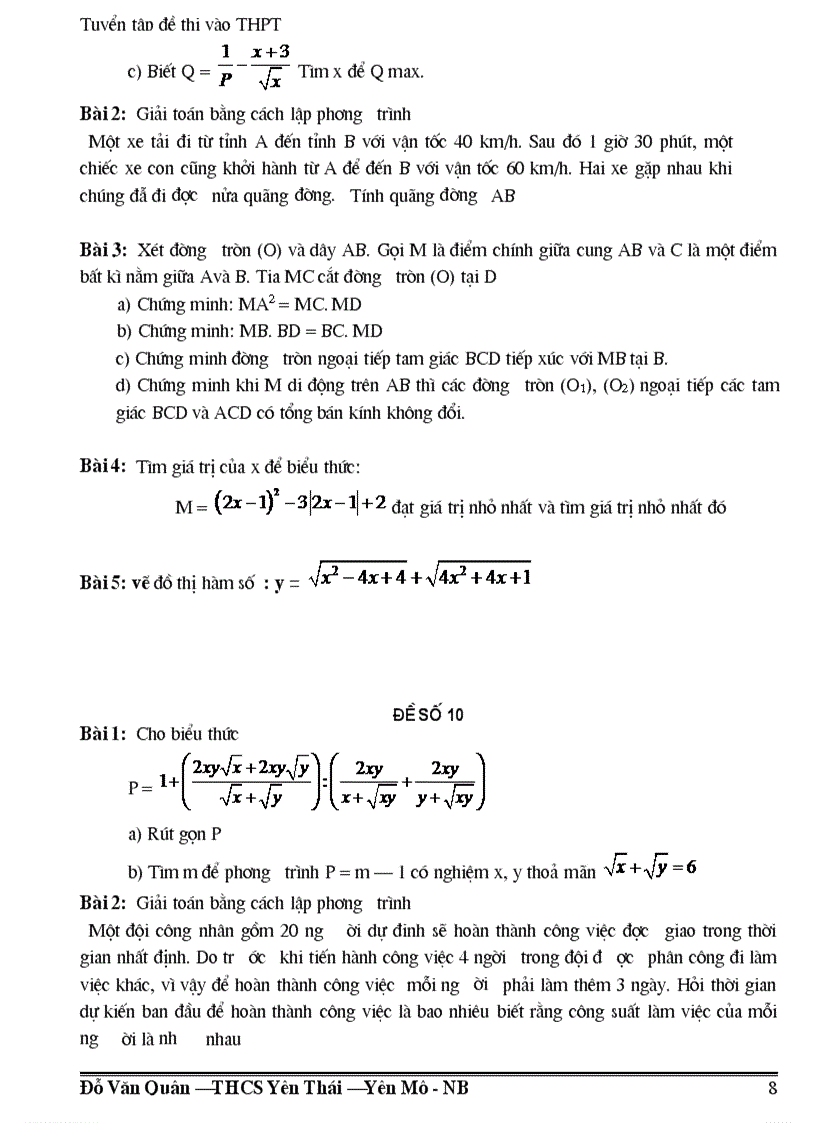 image for page 300 đề đáp án thi vào lớp 10 thpt