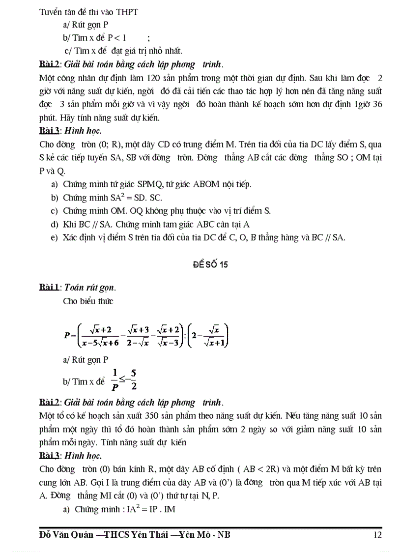 image for page 300 đề đáp án thi vào lớp 10 thpt