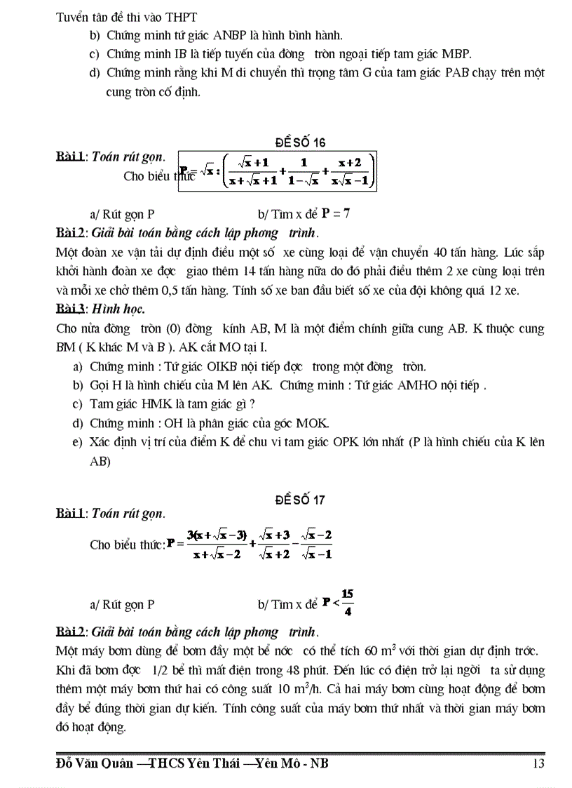 image for page 300 đề đáp án thi vào lớp 10 thpt