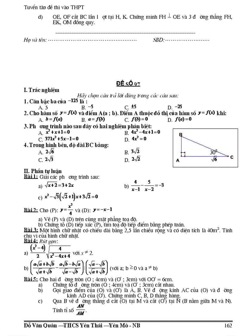 image for page 300 đề đáp án thi vào lớp 10 thpt