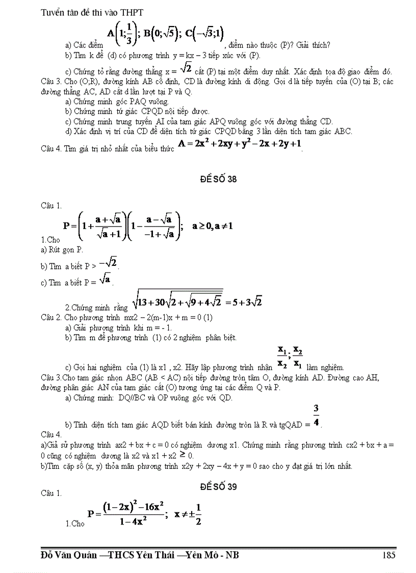 image for page 300 đề đáp án thi vào lớp 10 thpt