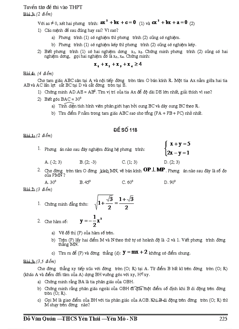 image for page 300 đề đáp án thi vào lớp 10 thpt