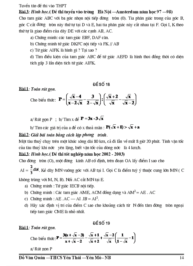 image for page 300 đề thi và đáp án vào lớp 10 thpt
