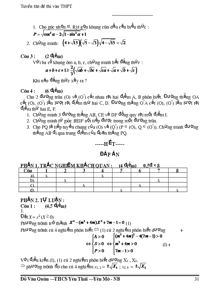 image for page 300 đề thi và đáp án vào lớp 10 thpt