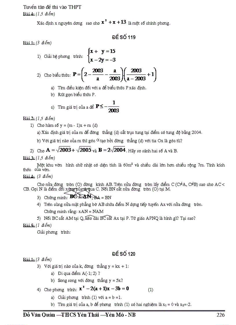 image for page 300 đề thi và đáp án vào lớp 10 thpt