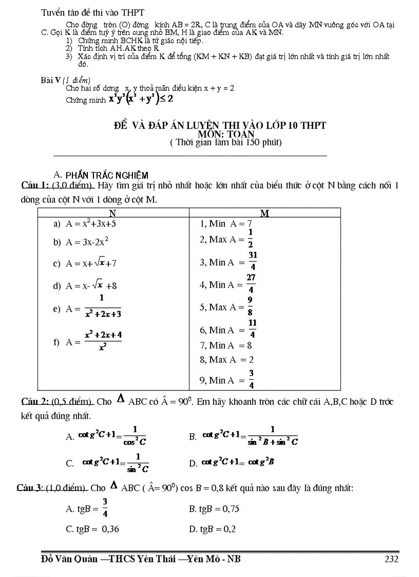 image for page 300 đề thi và đáp án vào lớp 10 thpt