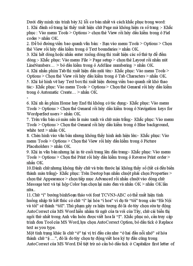 image for page 32 lỗi cơ bản trong word 2003