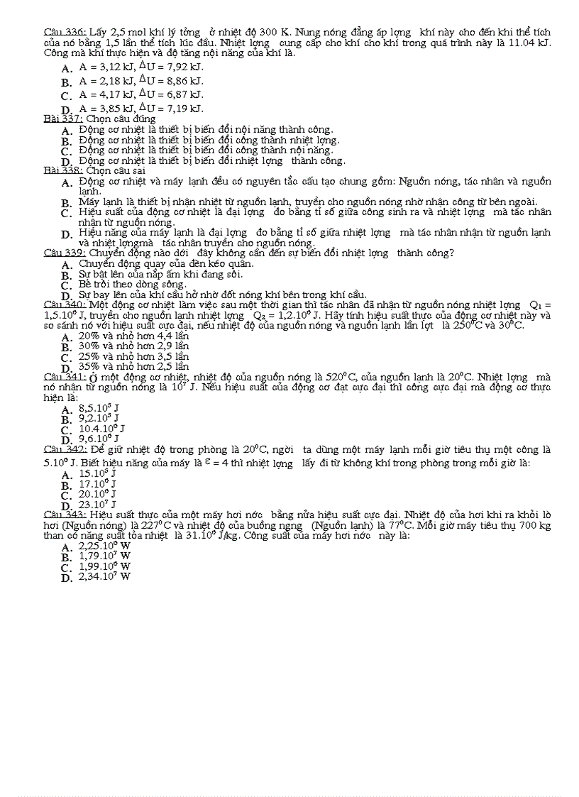 image for page 343 câu hỏi trắc nghiệm 10