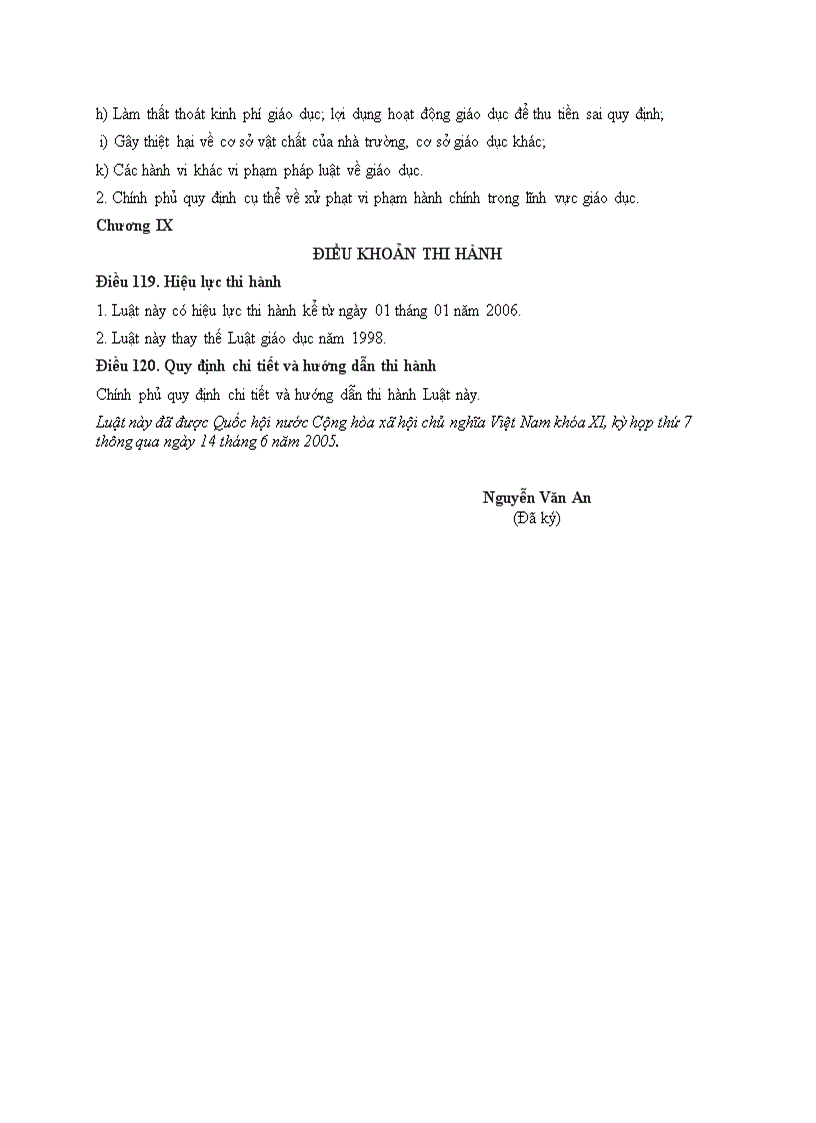 image for page 38 2005 QH11 Luật Giáo dục