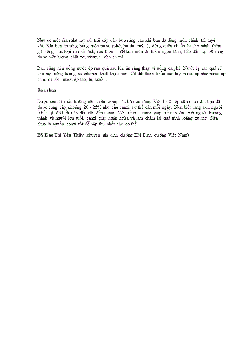 image for page 4 món ăn sáng tốt cho sức khoẻ