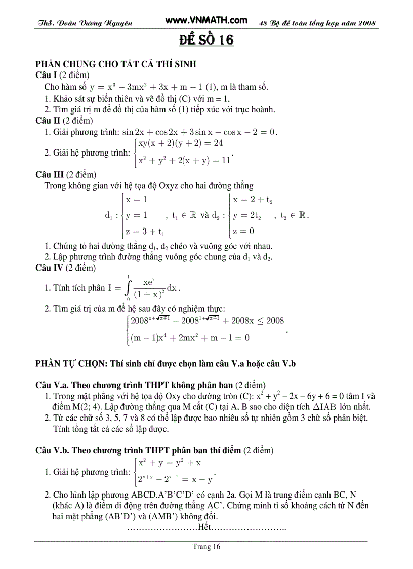 image for page 48 đề thi thử đại học cực hay