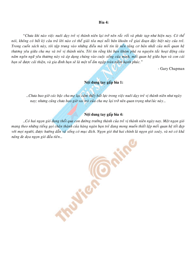 5 Ngon Ngữ Tinh Yeu Danh Cho Bạn Trẻ Pdf