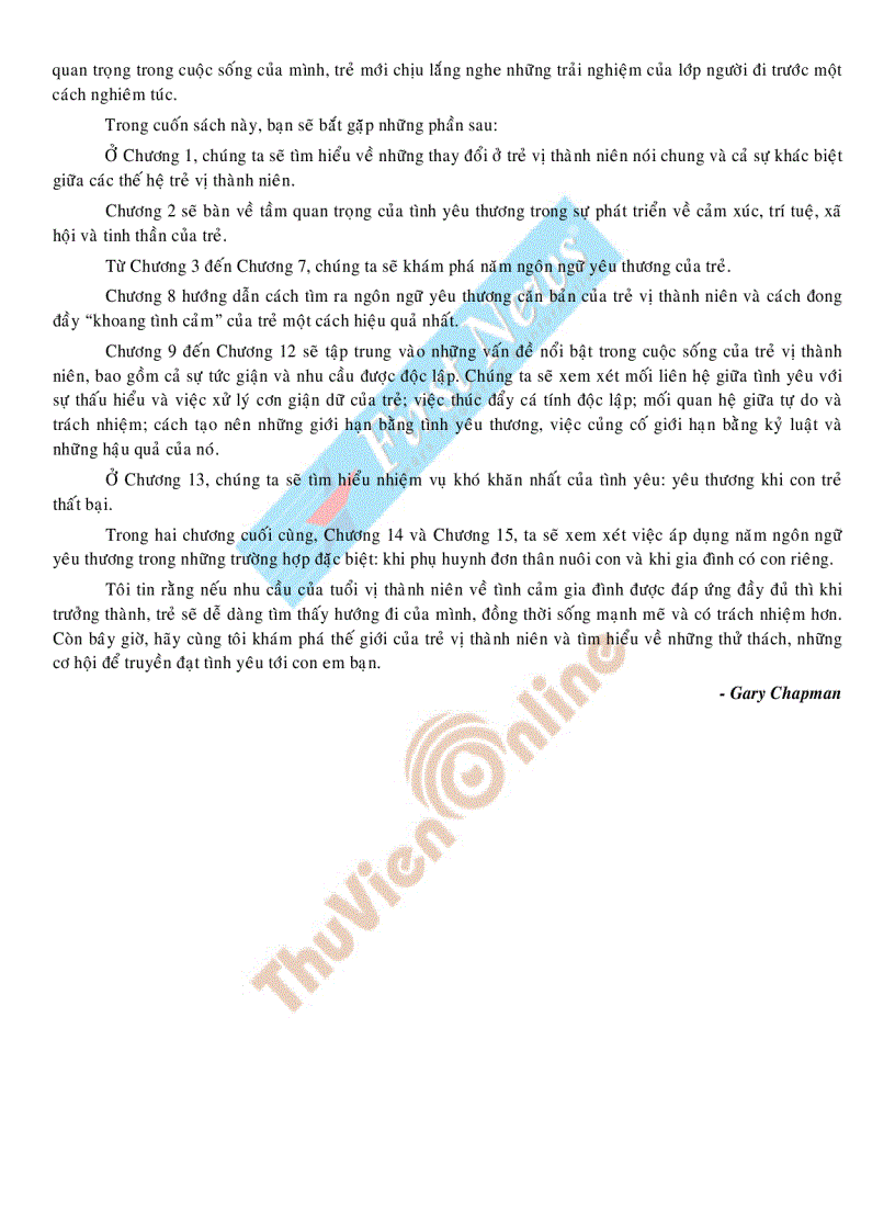5 Ngon Ngữ Tinh Yeu Danh Cho Bạn Trẻ Pdf