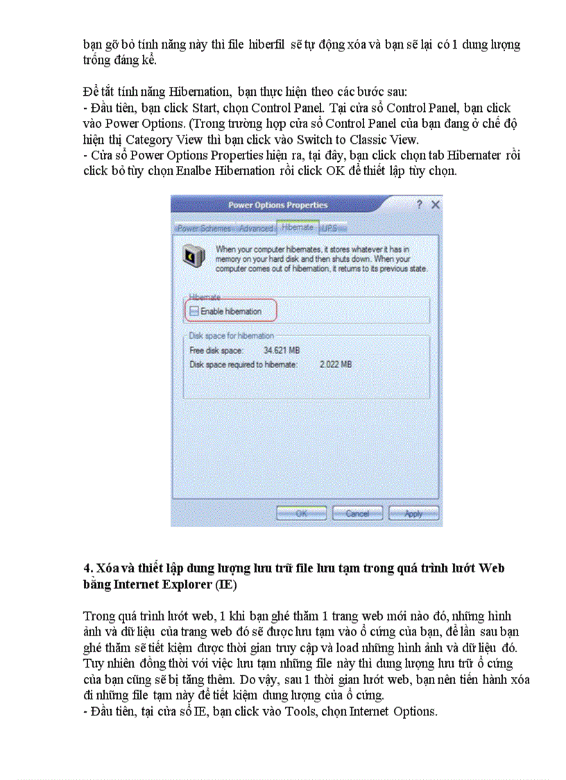 image for page 5 thủ thuật giải phóng dung lượng ổ cứng