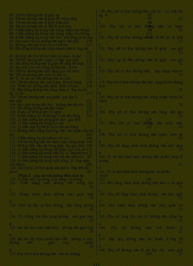 image for page 500 điều cấm kị trong cuộc sông