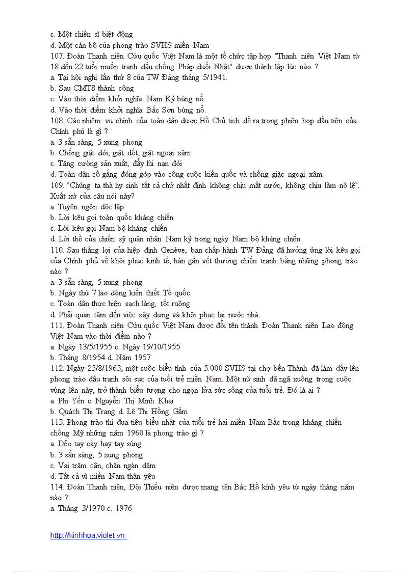 image for page 500 câu hỏi về đội TNTP HCM